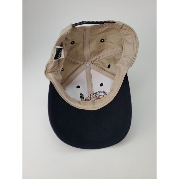 Binghamton Senators Hockey Stadium Giveaway Snapback Hat Cap Tan Blue Logo - Picture 7 of 9